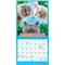 Avanti Chatons Grognons OFFICIEL | 2026 7 x 14 Inch (Hanging) Monthly Mini Wall Calendar | French Language | BrownTrout | Angry Cat Humor
